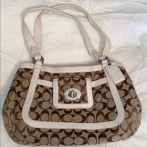 Coach 2010 Cricket Signature Jacquard Handbag